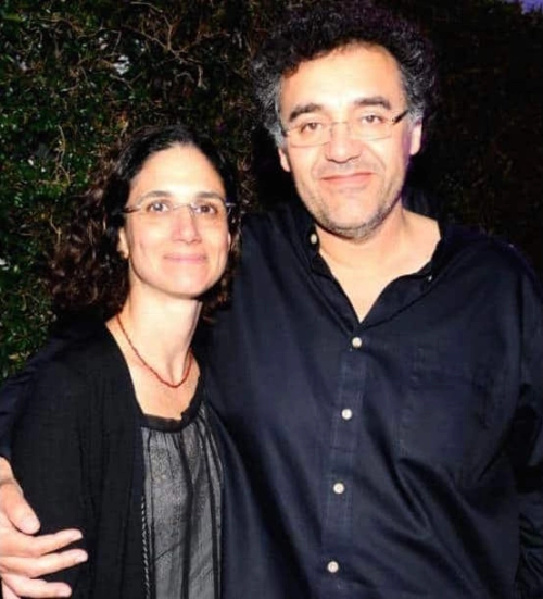 Rodrigo García con su esposa Adriana Sheinbaum
hermana de la Presidenta de México