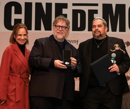 Guillermo del Toro recibe la Medalla de la Filmoteca UNAM en Festival de Cine de Morelia